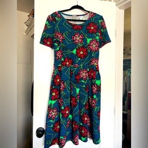 LuLaRoe Nightmare Before Christmas Dress Size XL